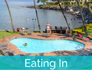 Honokeana Cove activities - eating in