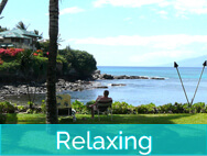 Honokeana Cove activities - relaxing