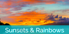 Honokeana Cove sunsets and rainbows slideshow